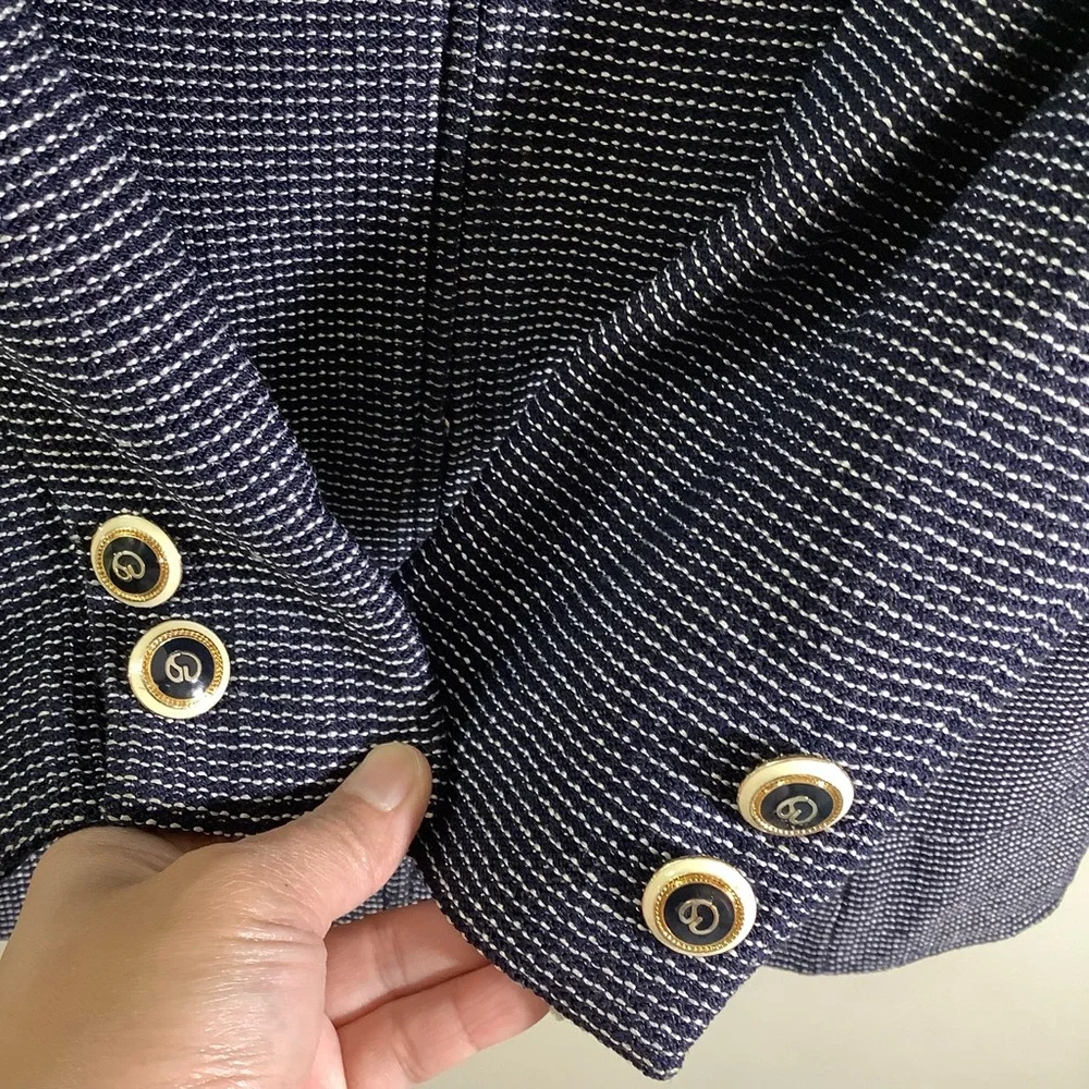St. John By Marie Gray Santana Knit Blazer Skirt Set
